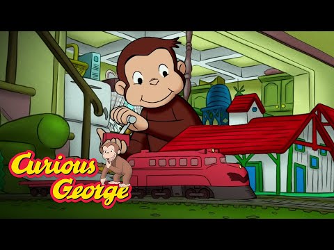 Curious George 🐵  Train Conductor 🐵  Kids Cartoon 🐵  Kids Movies 🐵 Videos for Kids