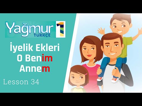 Learn Turkish Lesson 34 - Possessive Suffixes - İyelik Ekleri