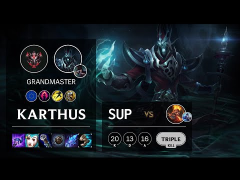 Karthus Support vs Brand - EUW Grandmaster Patch 10.19