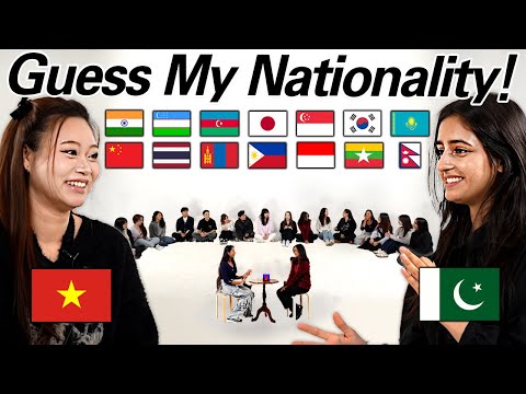 17 Asians Try to Guess Each Other’s Nationality! l Impossible Challenge!