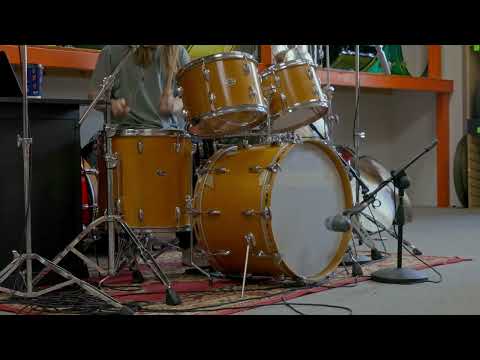 1970s Slingerland "New Rock" Maple Wood Drum Set image 26