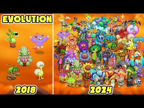 Fire Haven Evolution - Full Songs (All Common, Rare & Epic) | My Singing Monsters