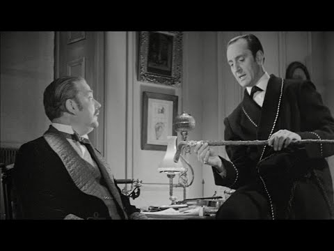 Sherlock Holmes: The Hound of the Baskervilles (1939) Detective Movie, Basil Rathbone, Nigel Bruce