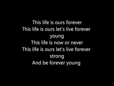 Mark with a K forever young lyrics