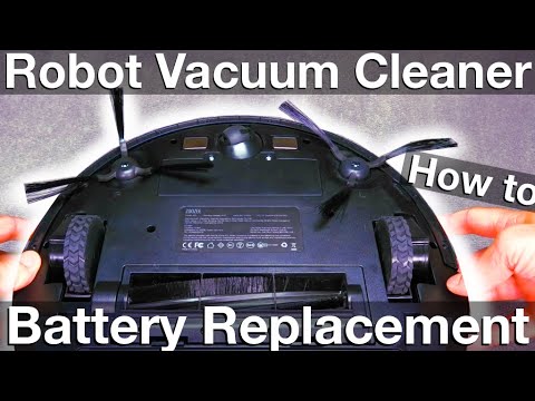 🔋 Battery Replacement on a Robot Vacuum Cleaner (How to DIY in 4K)