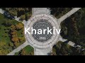 KHARKIV from above Ukraine 4K Drone Video