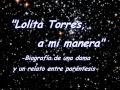 "Lolita Torres, a mi manera" - Libro - 