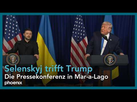 Selenskyj trifft Trump in Mar-a-Lago: Die gesamte Pressekonferenz | phoenix vor ort am 29.12.2025