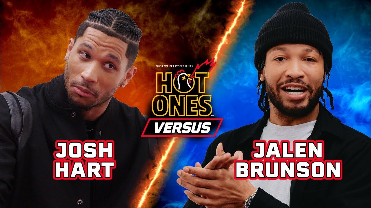 Knicks' Jalen Brunson vs. Josh Hart | Hot Ones Versus