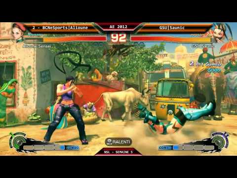 BCN eSport|Alioune x GSU|Saunic - NSL R05 - SSF4 AE 2012