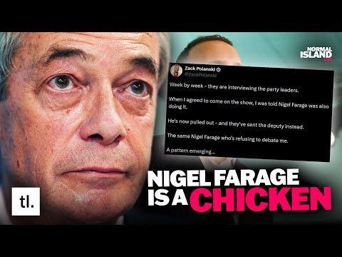 Nigel Farage AVOIDS Zack Polanski Again