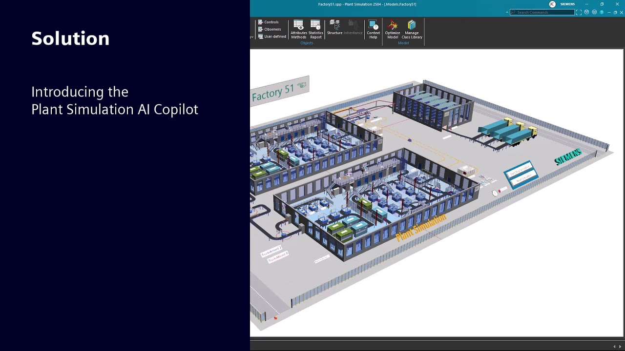 Introducing the AI Powered Copilot for Siemens Plant Simulation software