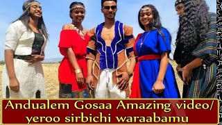 Andualem Gosa Gumgumee new Ethiopian oromo music/video aja'ibsiso osoo sirbicha gadi hin dhisin dura