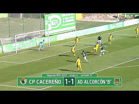 Resumen: CP Cacereño - AD Alcorcón 'B' (2ª RFEF Gr.5 22/23)