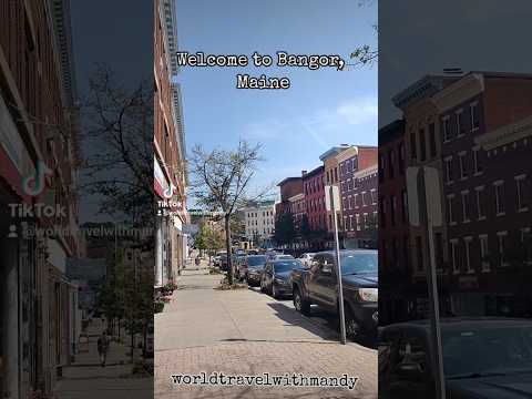 Curious About Bangor Maine? Me Too! #fulltimerv #worldtravelwithmandy #truckcamper #travel #maine