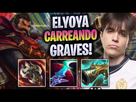 ELYOYA CARREANDO CON GRAVES! - MAD Elyoya Juega Graves Jungla vs Nidalee! | Season 2023
