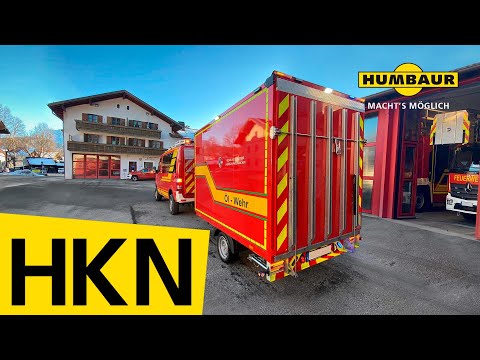 Humbaur HKN 182718-20PF30 – Im Einsatz mit der Feuerwehr