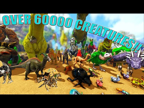 THE MOST Creatures EVER in a single mod!!! | Ark Mod Spotlight Ark Omega