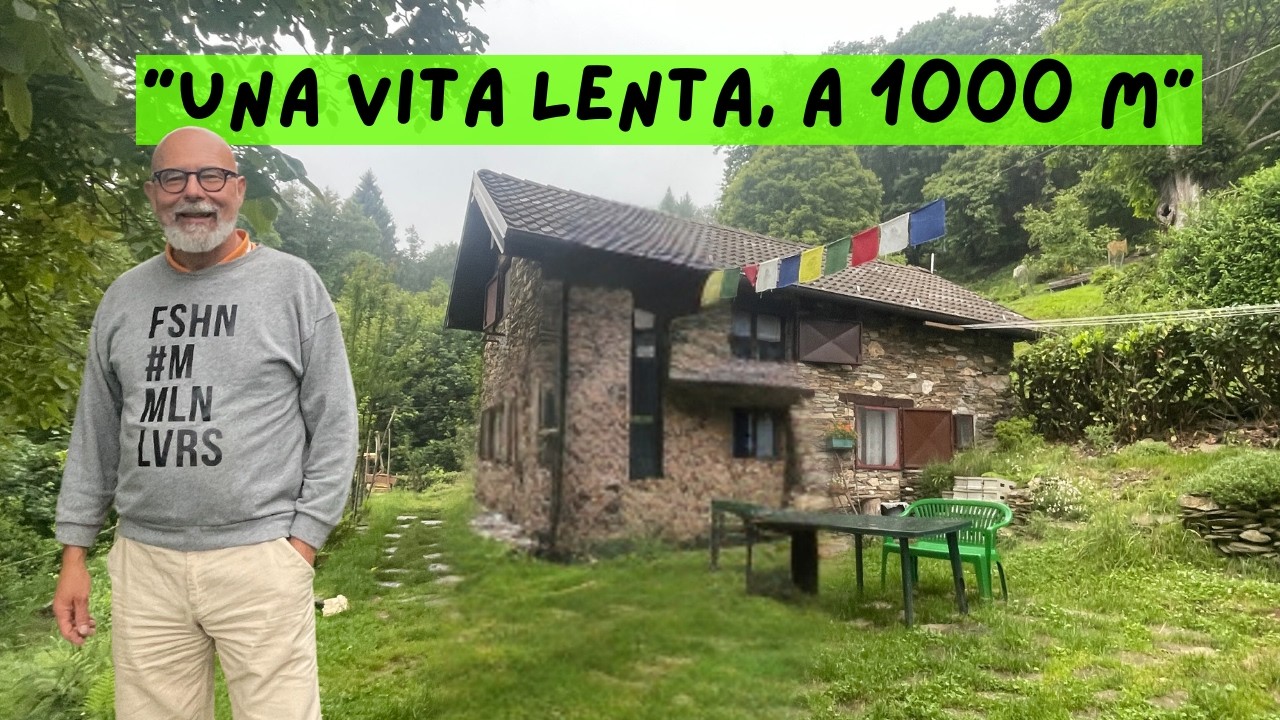 "21 anni di vita a Milano, ora vivo isolato in montagna"