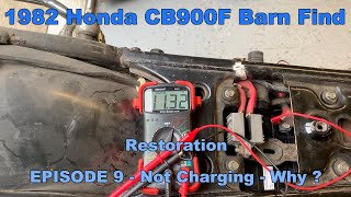 1982 Honda CB900F Barn Find - Episode 9 -  Charging issue