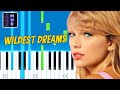 Taylor Swift - Wildest Dreams - Piano Tutorial