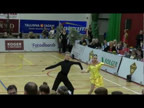 Siim Saarik Simoona Peensalu Estonian Championships 2012 Samba