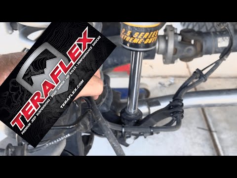 TeraFlex Brake Line Anchor kit install on Jeep Wrangler