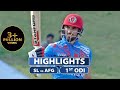 1st ODI Highlights Afghanistan Tour Of Sri Lanka 2nd June 2023