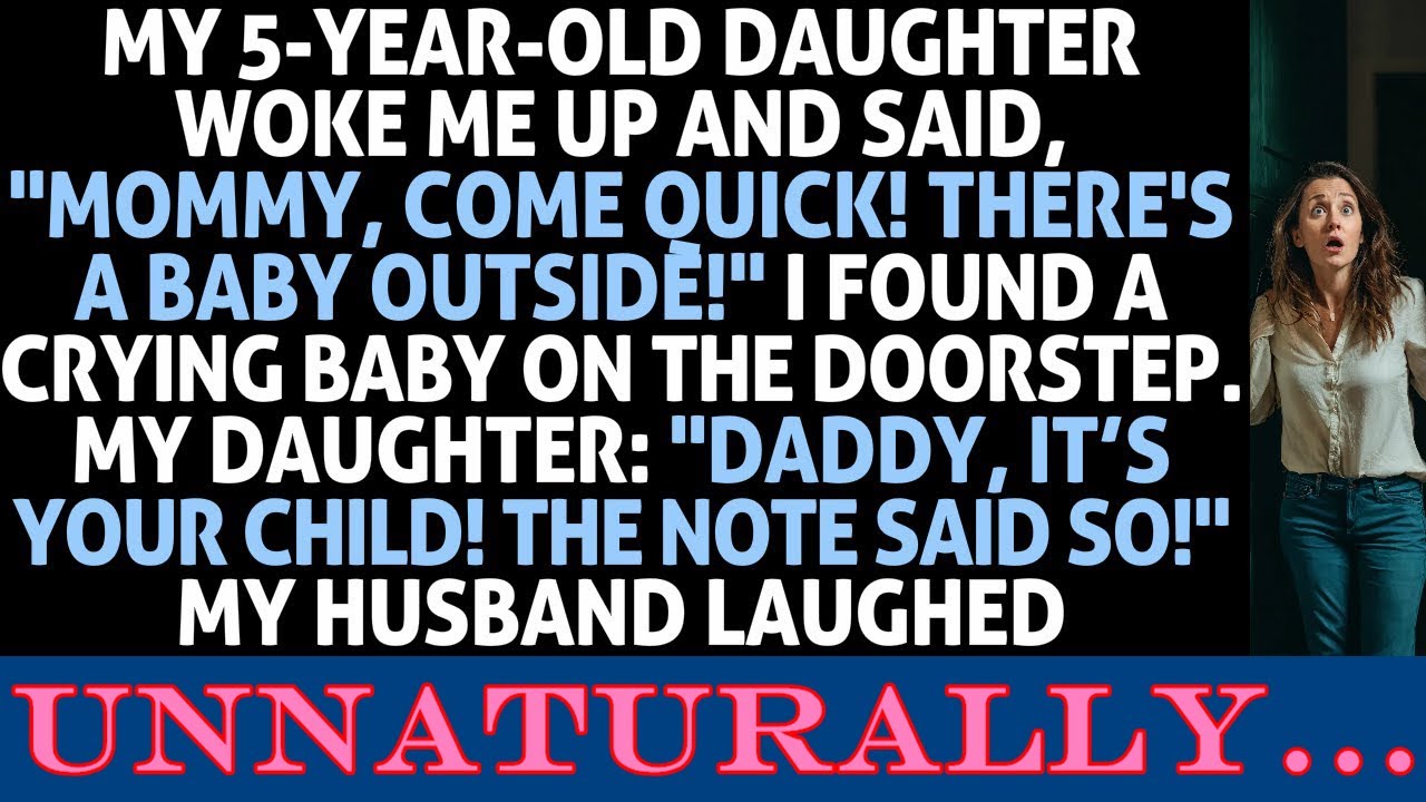 My 5-year-old daughter woke me, saying, "Mommy, come quick! There's a baby outside!" I smiled.