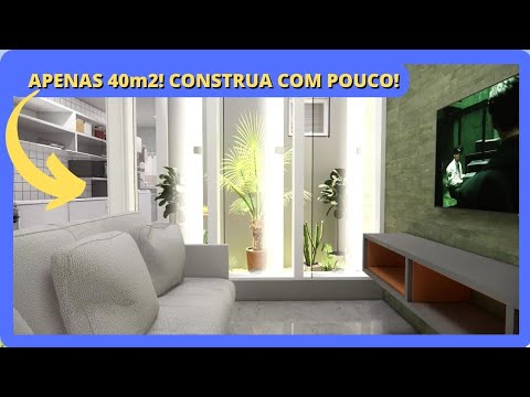 ✅PLANTA PRONTA DE CASA TERRENO 5X8 - CASA COM 40m2✅