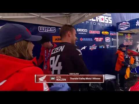 2019 Thunder Valley National - 450 Moto 1 Ken Roczen with the win