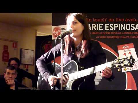 Marie Espinosa - Pour un beau chanteur (Live @ Virgin Cafe le 11.02.10)
