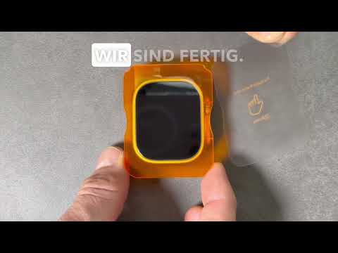 XeloTech Apple Watch Ultra - Displayschutz anbringen Deutsch