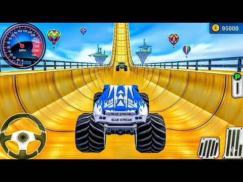 Monster Truck Mega Ramp Impossible Driver - Car Extreme Stunts GT Racing - Android GamePlay