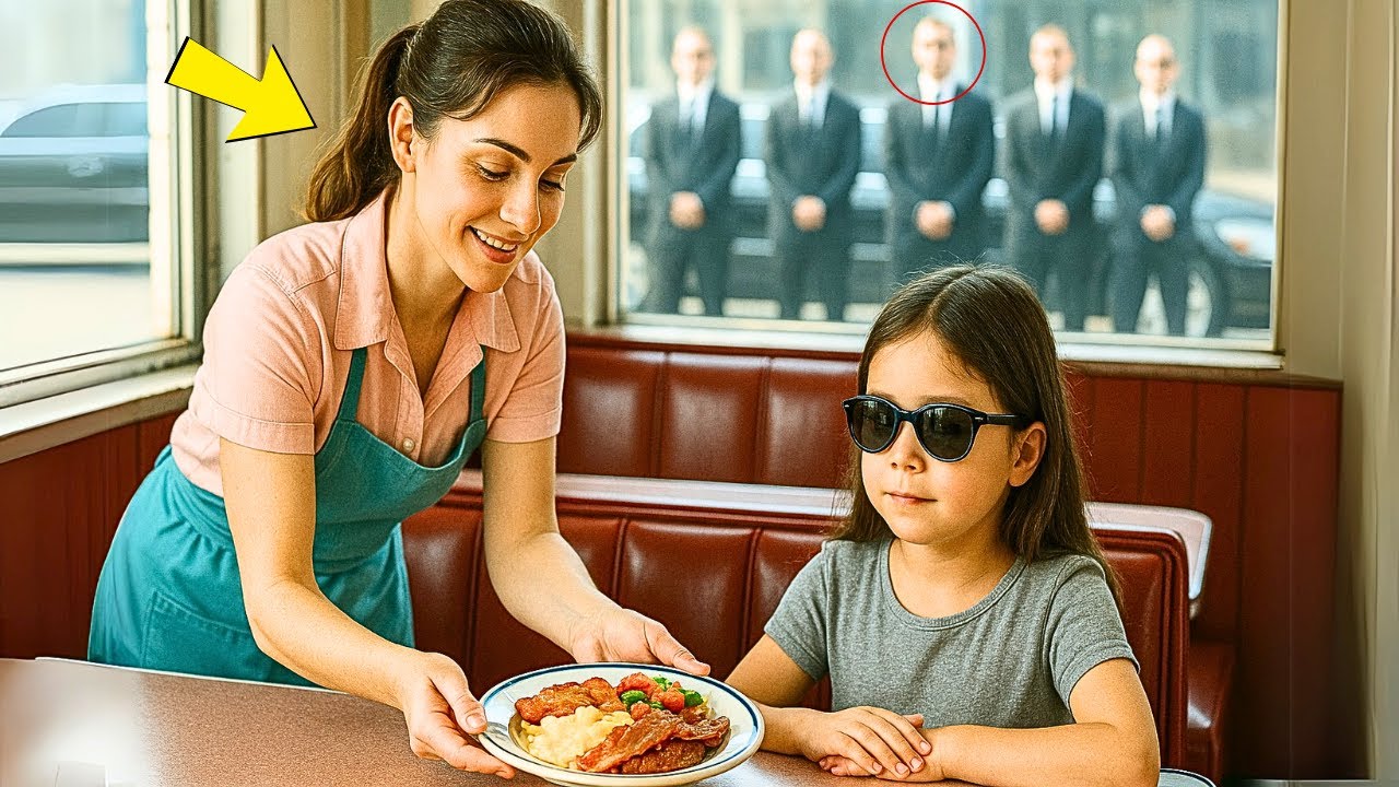 MESERA ALIMENTA EN SECRETO A NIÑA CIEGA. UN DÍA, LLEGAN LIMUSINAS FRENTE AL CAFÉ Y...