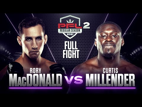 Rory MacDonald vs Curtis Millender full fight