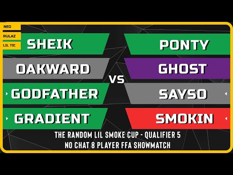 WC3 - Qualifier #5 - No Chat 8 Player FFA Showmatch - The Random Lil Smoke Cup