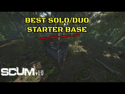 How to Build a Solo/Duo Starter Base in SCUM 1.0 guide