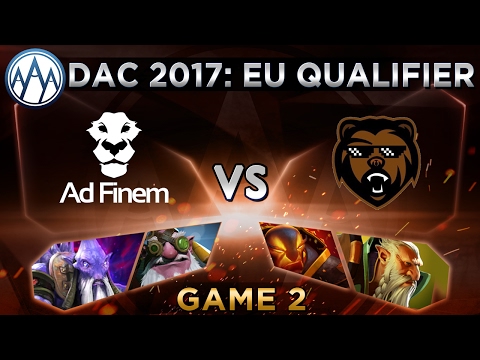 Ad Finem vs B)ears Game 2 - DAC 2017 Europe Qualifier - @Dotacapitalist & @BTSGoDz