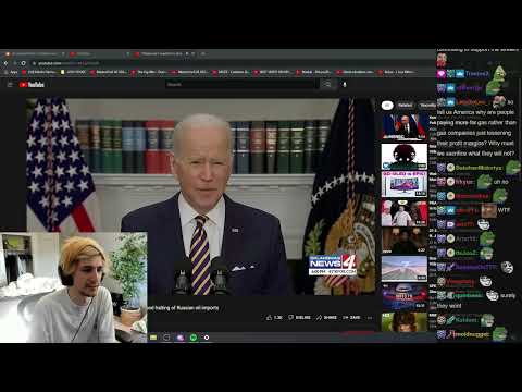 xQc reacts to USA bans Russian oil