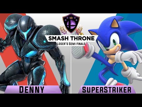 SuperStriker (Sonic) VS Denny (Dark Samus) Loser's Semi Finals | Smash Throne Singles Tournament #15