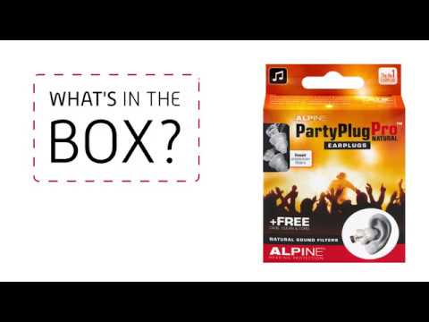 ALPINE PartyPlug Pro Natural Earplugs