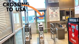 How to Cross the Canada-USA Border By Foot: Rainbow Bridge Niagara Falls (Full Guide)
