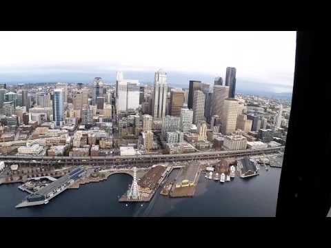 Seattle in a Helicopter