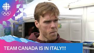 Connor McDavid reveals his tricks for getting over jet lag after landing in Milano Cortina 2026