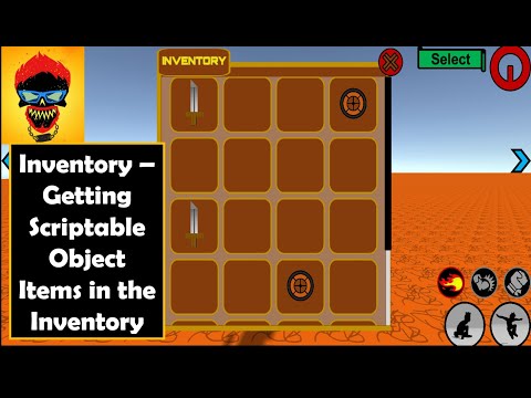 Unity Game - Inventory  - Getting Items in Inventory with Scriptable Objects