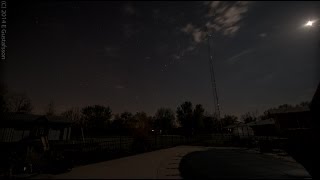 preview picture of video 'Blood moon timelapse over South East Kansas 2014'