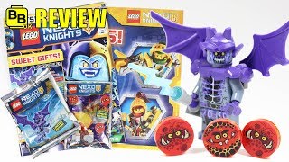 YouTube thumbnail: LEGO NEXO KNIGHTS ISSUE 16 MAGAZINE GARGOYLE MINIFIGURE REVIEW