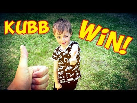 Kubb WIN! | The Great Swedish Yard Game!