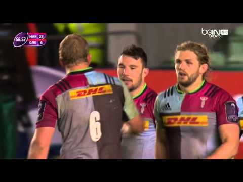 George Lowe try highlights Harlequin v Grenoble highlights 22.04.2016 | Challenge Cup